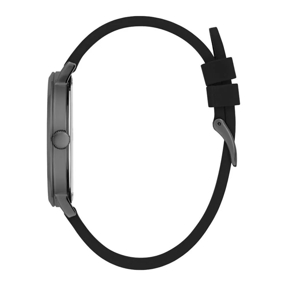 Black Synthetic Dress Watch