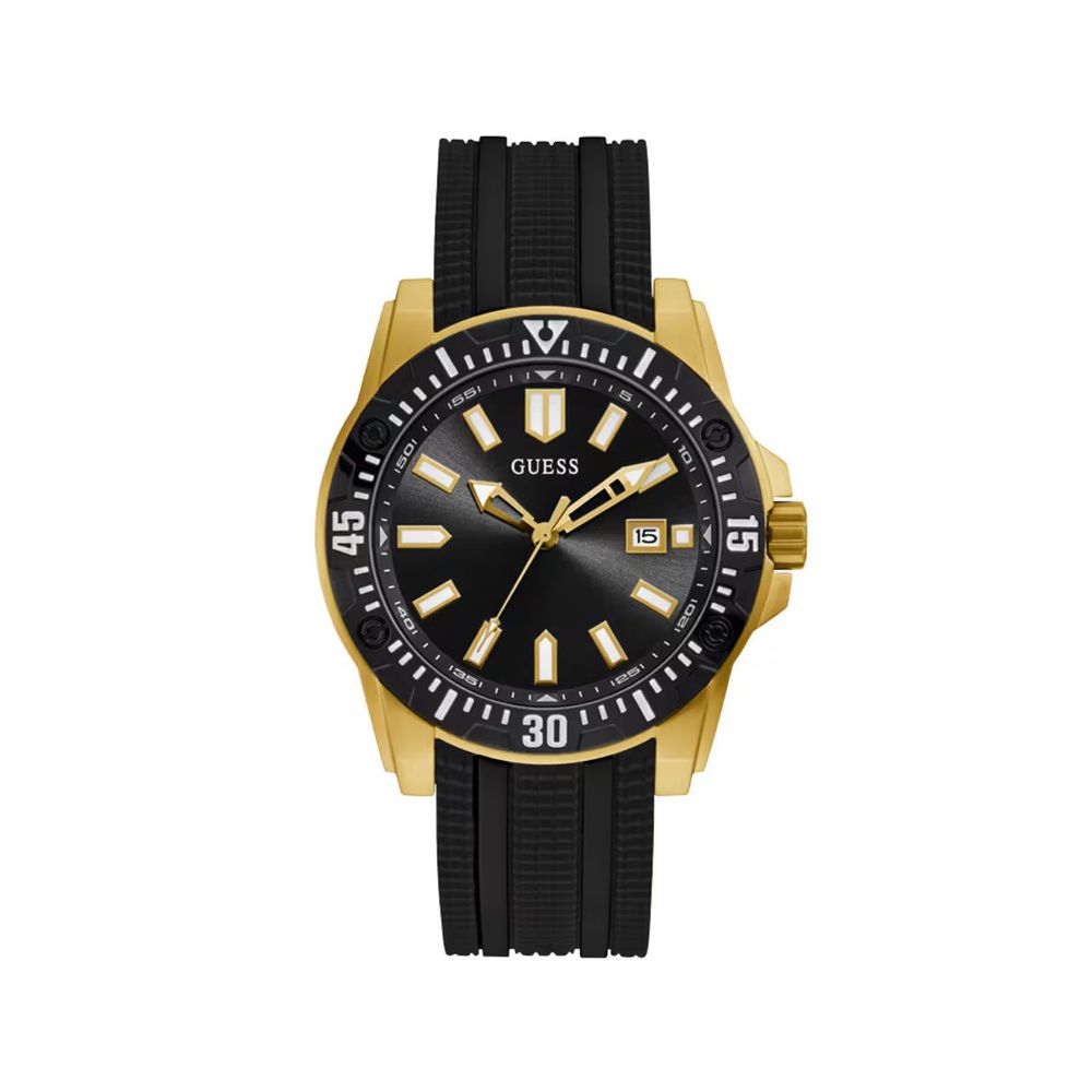 Black Synthetic Dress Watch