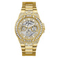 Gold Stainless Steel Dress Watch