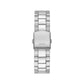 Gray Stainless Steel Dress Watch
