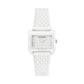 White Synthetic Dress Watch