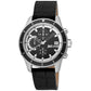 Black Leather Watch