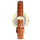 Brown Leather Dress Watch