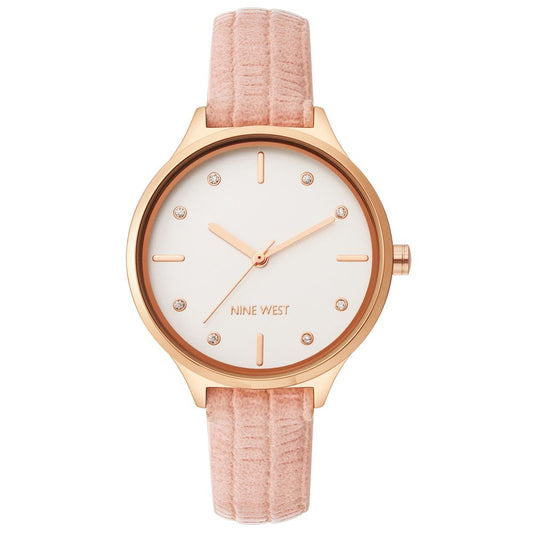 Multicolor Leather Dress Watch