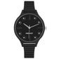 Black Plastic Dress Watch