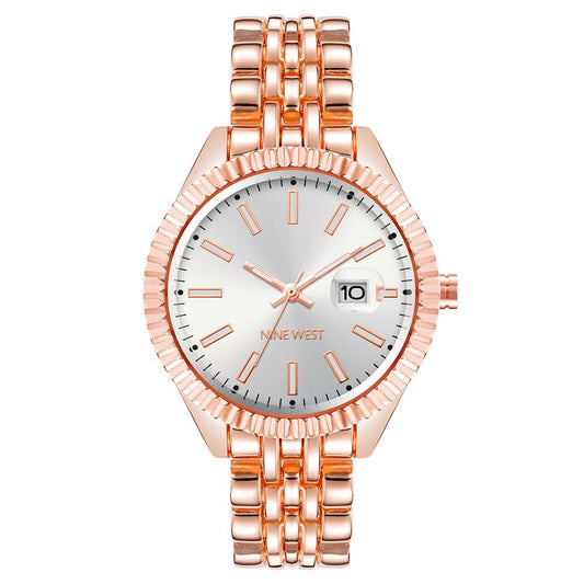 Multicolor Metal Dress Watch