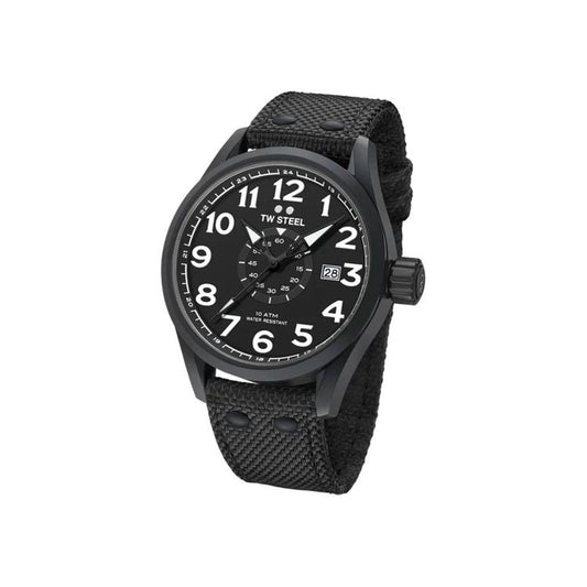 Black Fabric Sport Watch