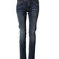 Blue Cotton Stretch Skinny Men Denim Jeans