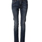 Blue Cotton Stretch Skinny Men Denim Jeans