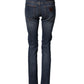 Blue Cotton Stretch Skinny Men Denim Jeans