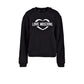 Black Cotton Sweatshirt