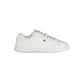 White Polyester Sneaker