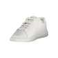 White Polyester Sneaker