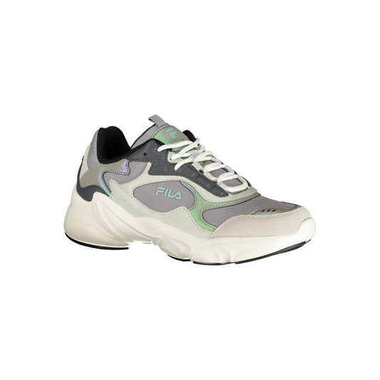 Gray Polyester Sneaker