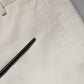 White Cotton Straight Chino Trouser Pants