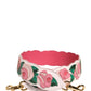 Strap White Floral Calf Leather Bag Accessory Shoulder