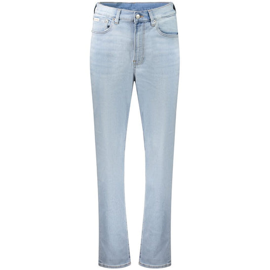 Blue Cotton Women Jeans