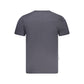 Blue Cotton Men T-Shirt