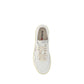 White Calf Leather Bos Taurus Low Top Sneakers