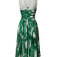 Green Pineapple Embellished BananaLeaf Dress