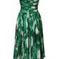 Green Pineapple Embellished BananaLeaf Dress