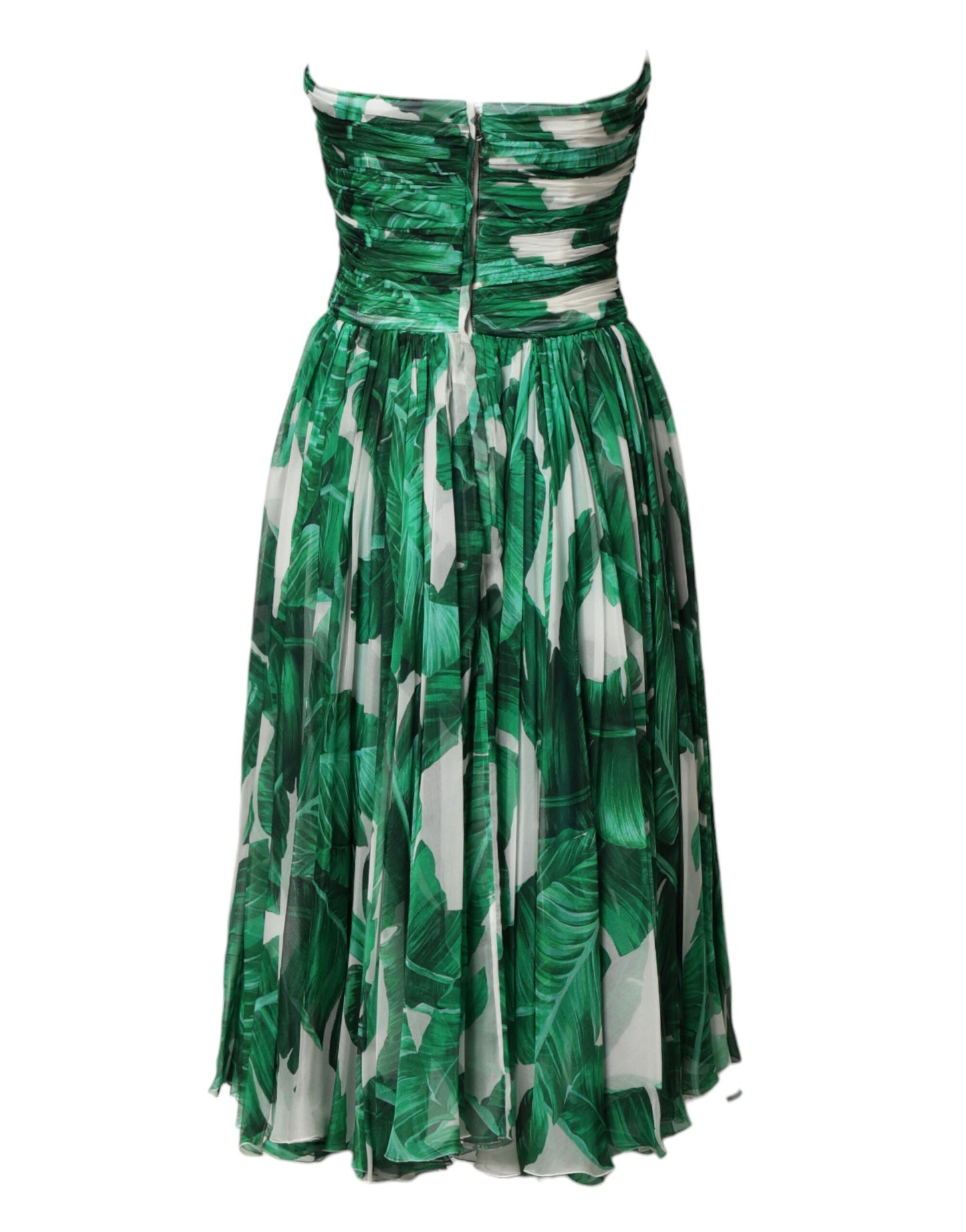 Green Pineapple Embellished BananaLeaf Dress