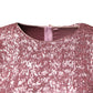 Pink Sequinned Mermaid Long Gown Dress