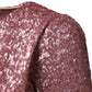 Pink Sequinned Mermaid Long Gown Dress