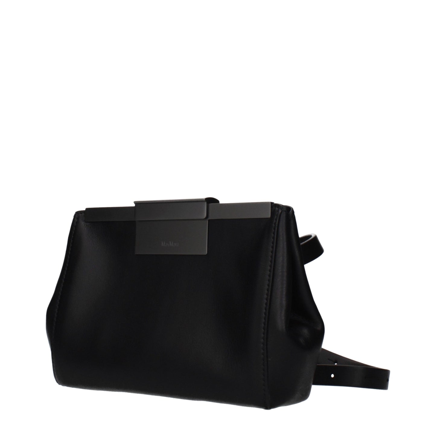 Black Leather Crossbody Bag