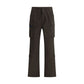 Brown Cotton Cargo Pants