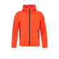 Orange Polyester Shell Jacket