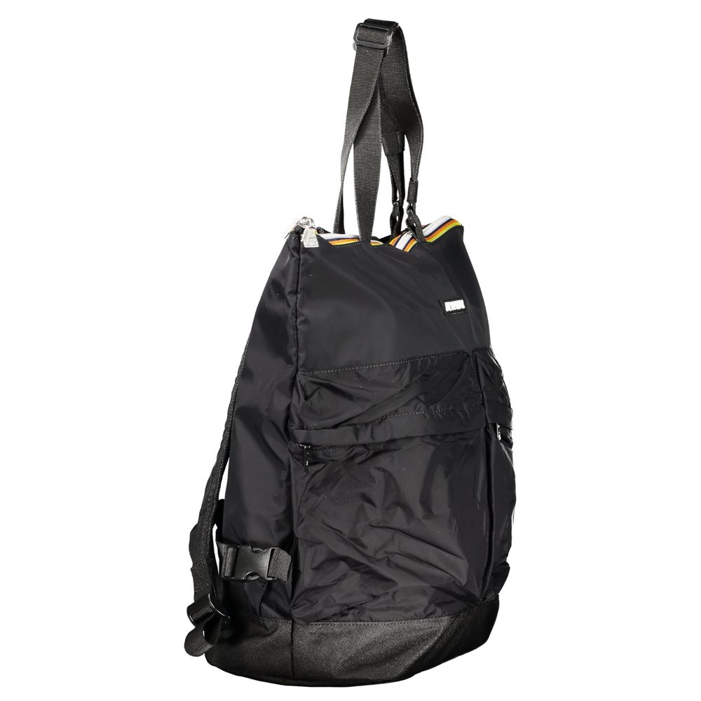 Black Polyamide Unisex Backpack