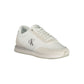 White Polyester Men Sneaker