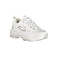 White Polyester Women Sneaker