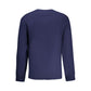 Blue Cotton Men Sweater