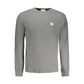 Gray Cotton Men Sweater