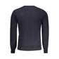 Blue Wool Men Sweater