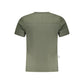 Green Cotton Men T-Shirt