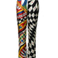 Multicolor Carretto Pattern Straight Pants