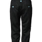 Black Wool Stripes Cropped Trouser Pants