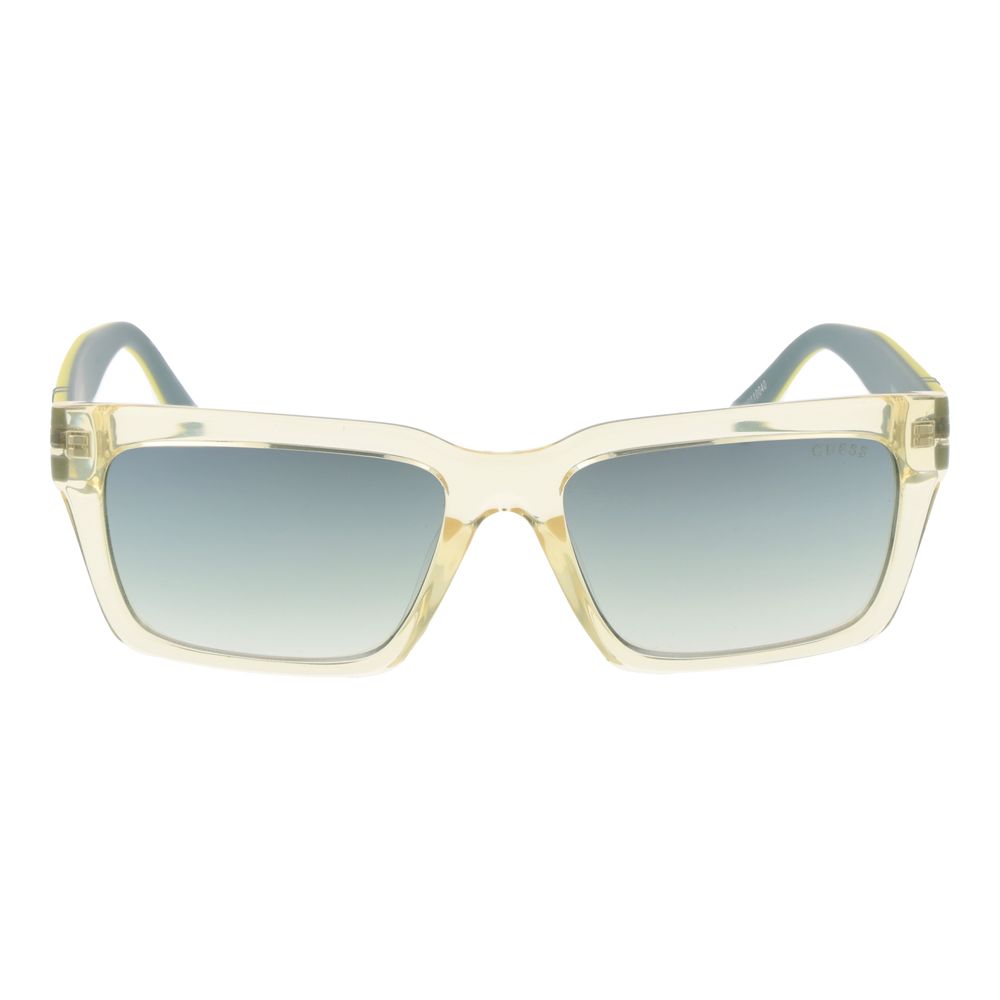 Yellow Stainless Steel Sunglasses