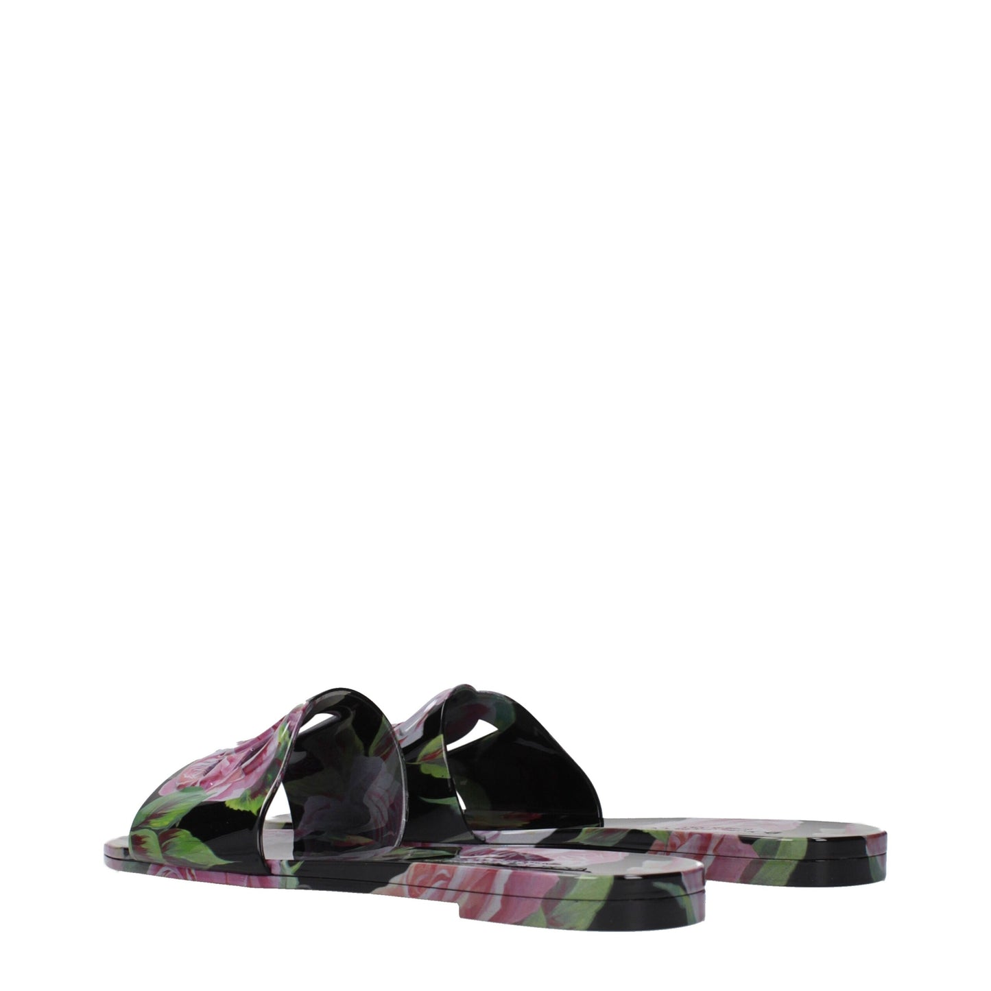 Black Cotton Slippers