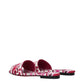 Pink Fabric Slippers