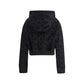 Black Cotton Sweatshirt