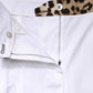 White Cotton High Waist Bermuda Mini Shorts