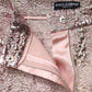 Pink Jacquard High Waist Hotpants Shorts