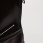 Brown Leather Lace Up Mid Calf Boots Shoes
