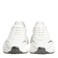 White Silver Daymaster Low Top Sneakers Shoes