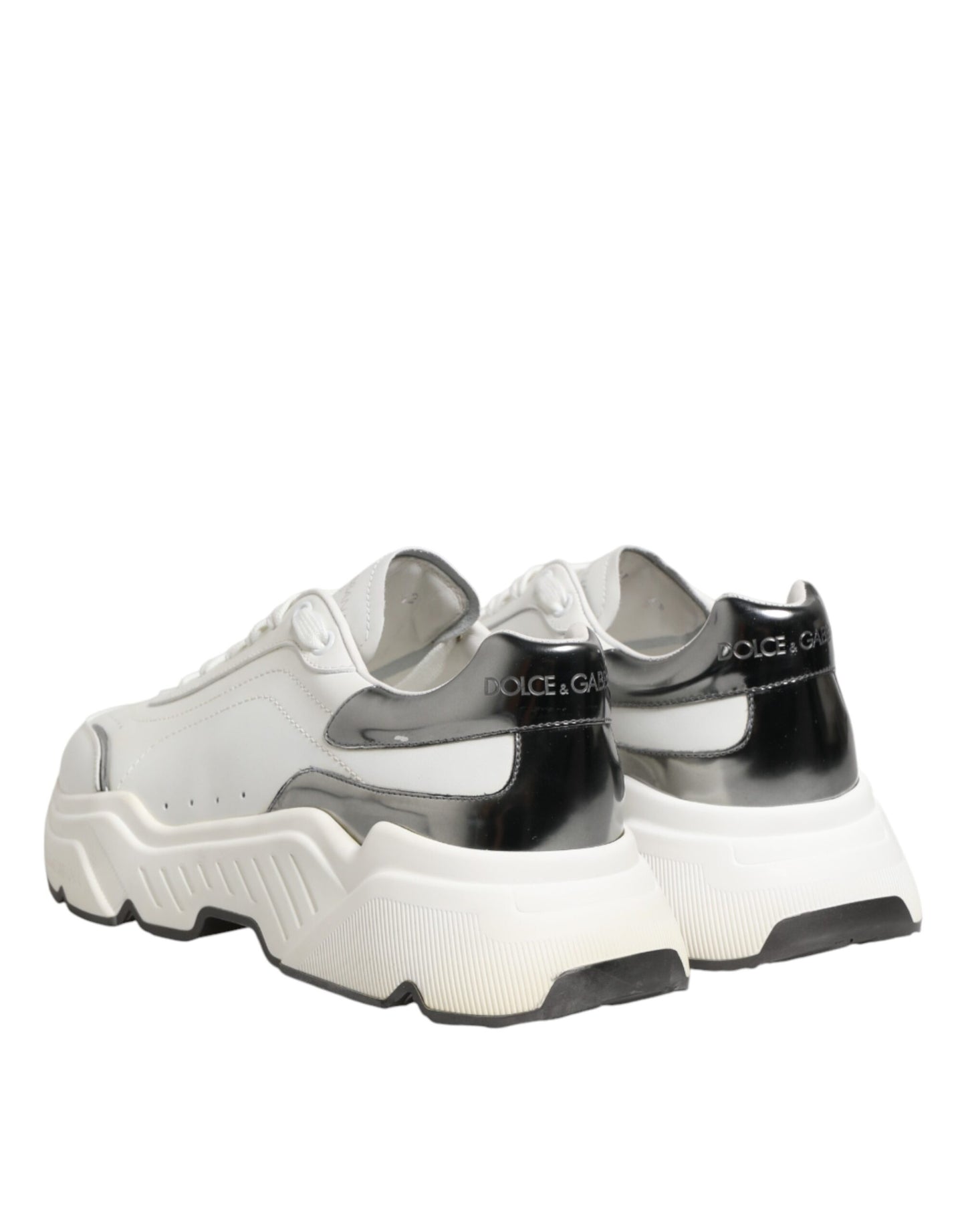 White Silver Daymaster Low Top Sneakers Shoes