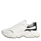 White Silver Daymaster Low Top Sneakers Shoes